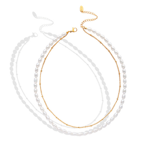 gold fashion necklace - MRSLM