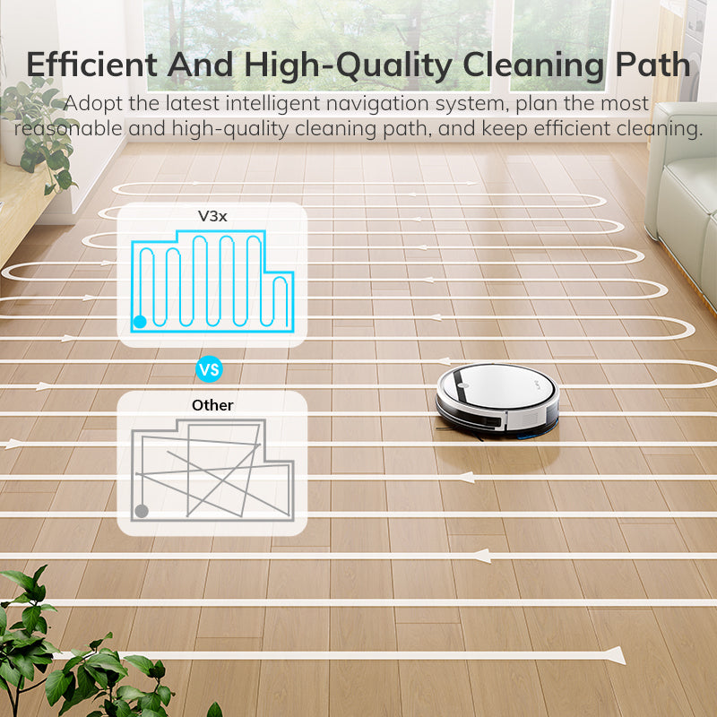 v3x robot vacuum and mop combo, view 6 - MRSLM