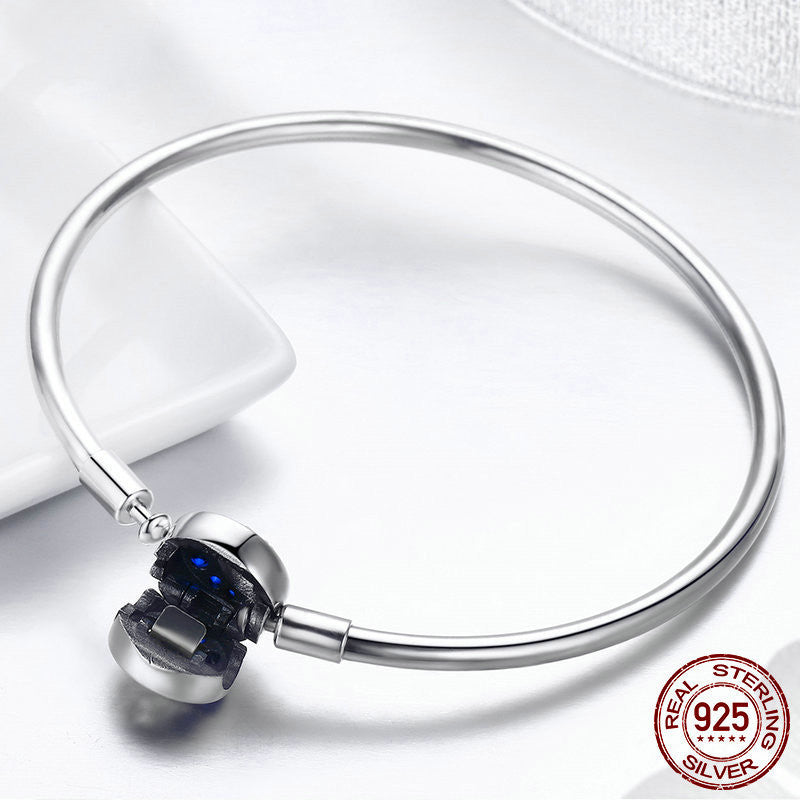 women's sterling silver star bracelet, view 4 - MRSLM