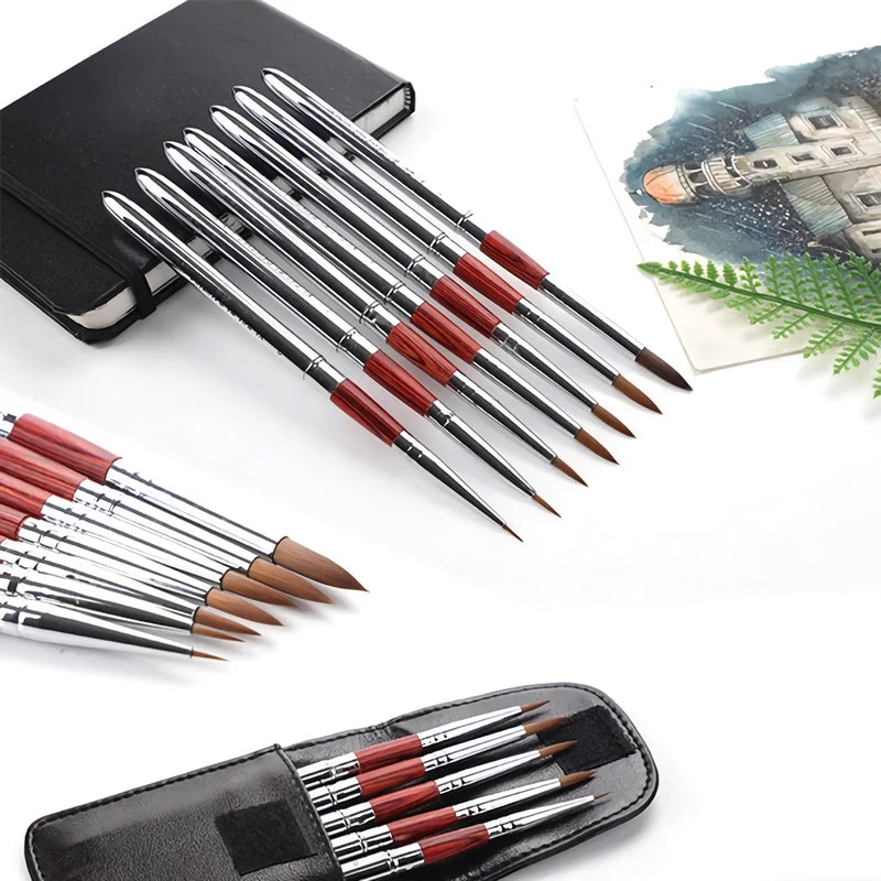 portable watercolor brush set, view 3 - MRSLM
