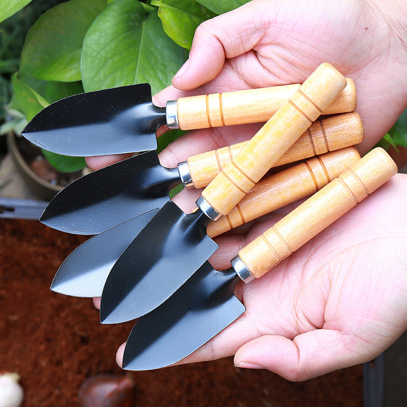 stainless steel garden shovel, view 3 - MRSLM