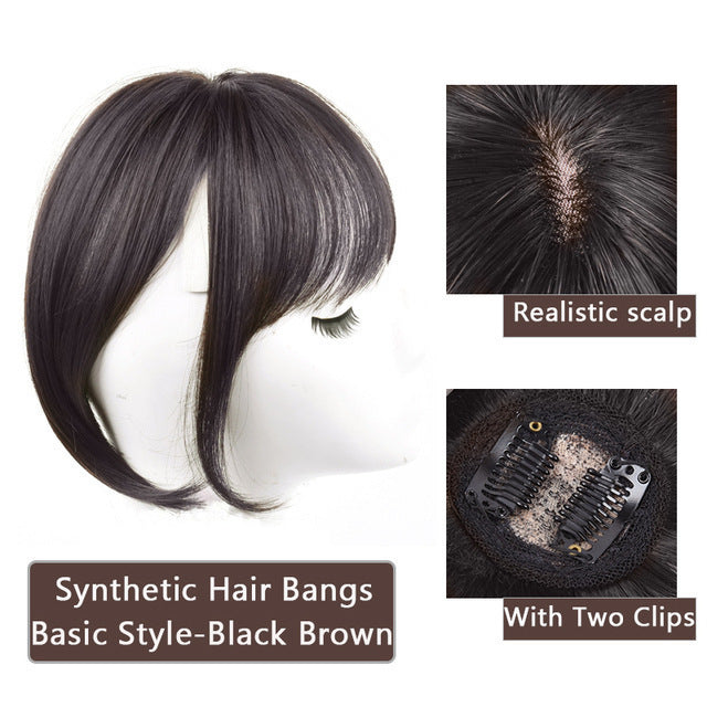 3d bangs straight wig set, view 6 - MRSLM