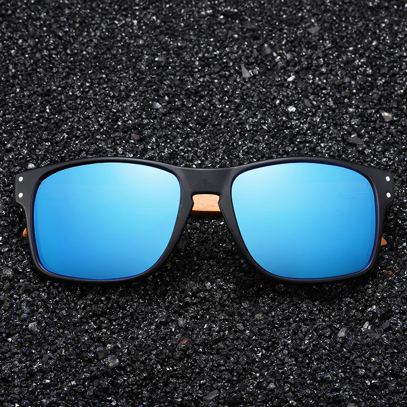 Handmade Beechwood Polarized Pilot Sunglasses