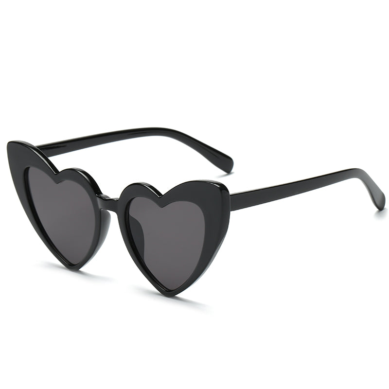 heart-shaped rhinestone sunglasses, view 9 - MRSLM