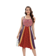 Women's pleated suspender dress, view 6 - MRSLM