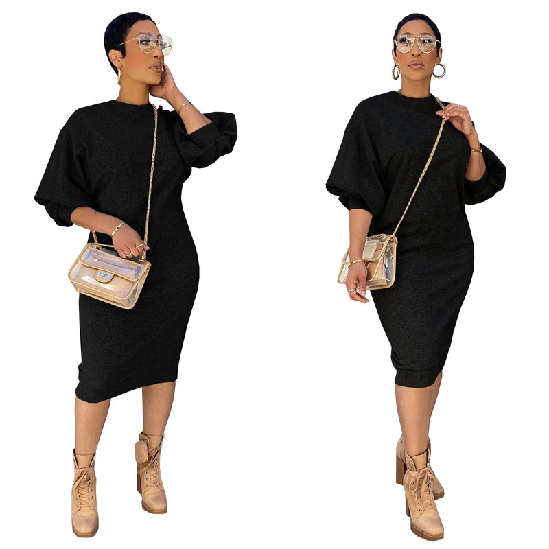 loose sweater dress, view 6 - MRSLM
