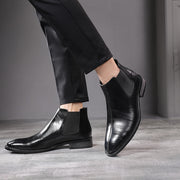 men's leather chelsea boots, view 10 - MRSLM