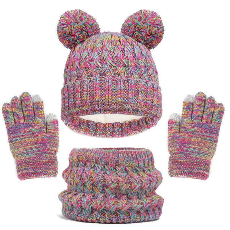 Kids' hat scarf gloves set - MRSLM