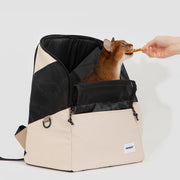 breathable canvas lightweight cat backpack, view 5 - MRSLM
