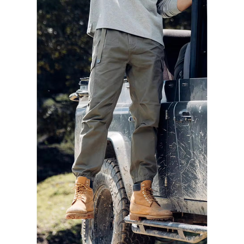 loose tapered cargo pants for men, view 7 - MRSLM
