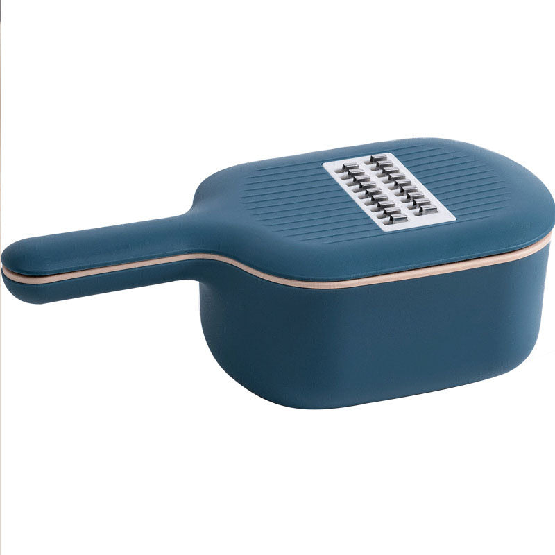multifunction vegetable cutter with drain basket, view 2 - MRSLM