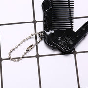 foldable massage hair comb, view 4 - MRSLM