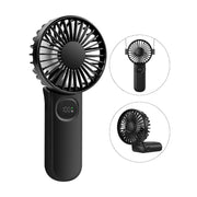 foldable handheld fan, view 2 - MRSLM