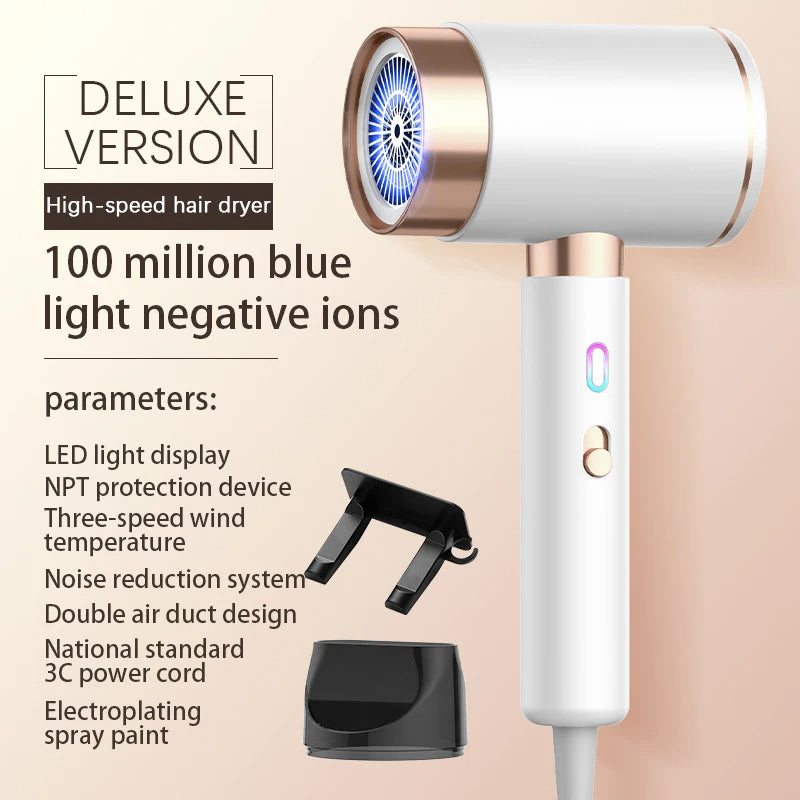 wireless rechargeable leafless hair dryer, view 5 - MRSLM