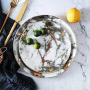 Marble ceramic dinner plates, view 6 - MRSLM