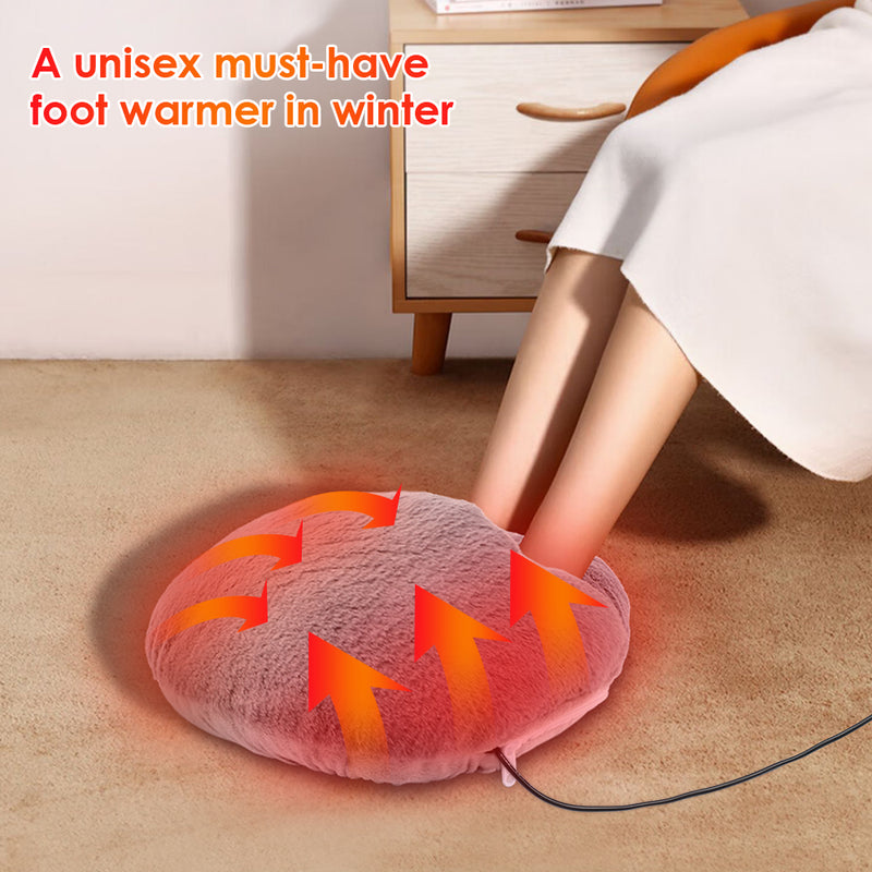 soft velvet foot warmer heater, view 3 - MRSLM