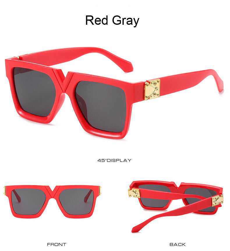 luxury square sunglasses, view 8 - MRSLM