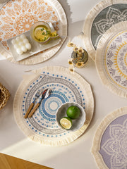 Nordic pattern placemat, view 9 - MRSLM