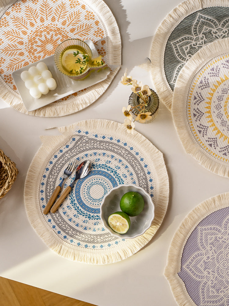 Nordic pattern placemat, view 9 - MRSLM