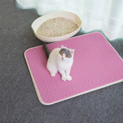 foldable waterproof cat litter mat, view 7 - MRSLM