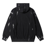 men's tie-dye patchwork hoodie, view 2 - MRSLM