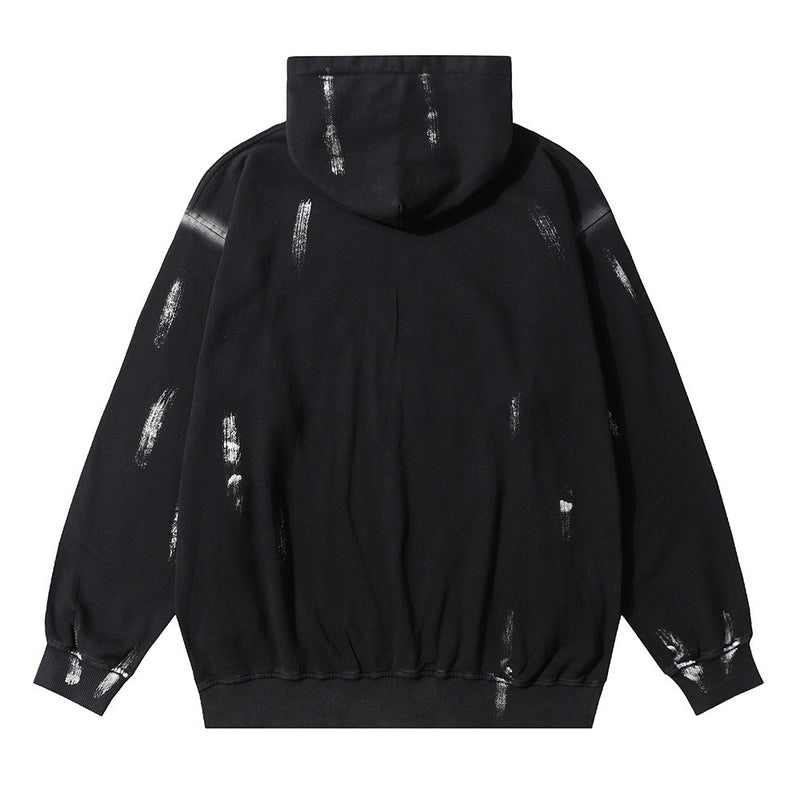 men's tie-dye patchwork hoodie, view 2 - MRSLM