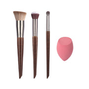 synthetic foundation and concealer brush set, view 4 - MRSLM