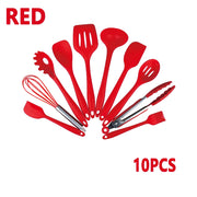 silicone kitchen utensils set, view 7 - MRSLM