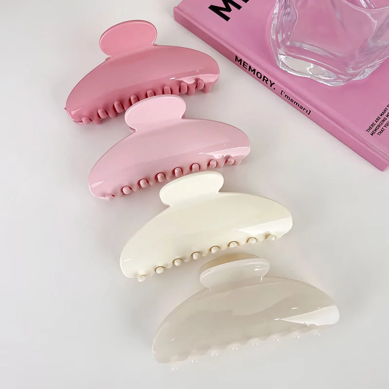 semicircle acrylic hair claw, view 10 - MRSLM