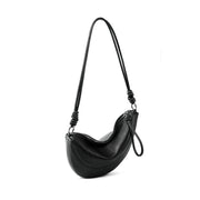 soft leather minimalist crossbody bag, view 3 - MRSLM