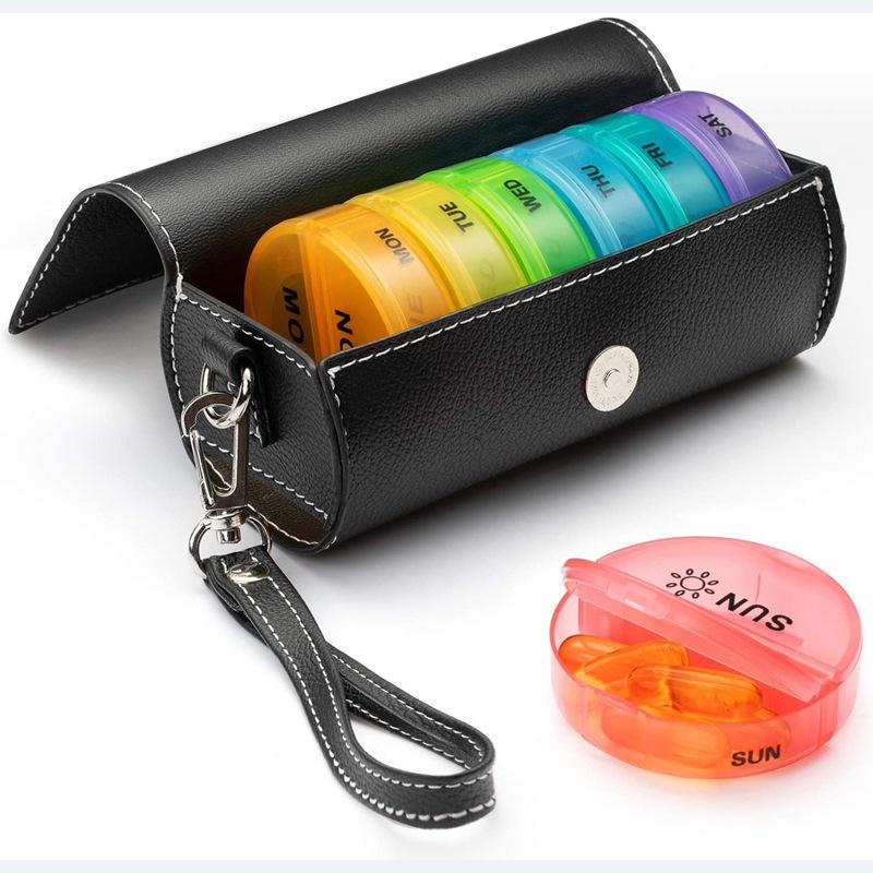 7 days pill box travel weekly organizer - MRSLM