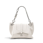 white butterfly wing crossbody bag, view 2 - MRSLM