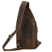 first-layer cowhide crossbody bag, view 2 - MRSLM