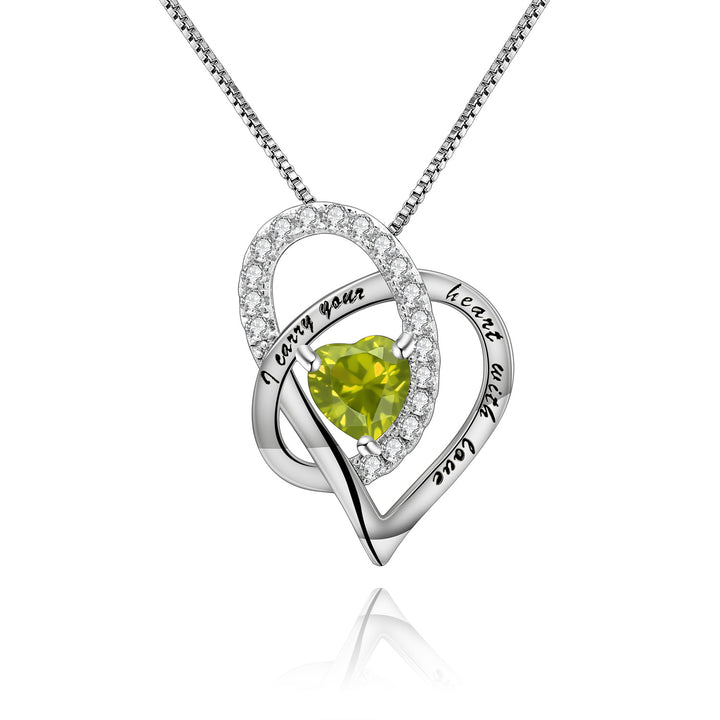 Birthstone S925 Silver Necklace Pendant