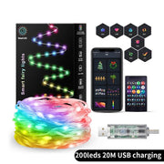 Smart LED fairy string lights, view 4 - MRSLM