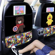 kids car seat back cover protector, view 6 - MRSLM