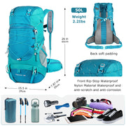 50L hiking backpack, view 7 - MRSLM