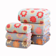 microfiber floral bathroom towel set, view 10 - MRSLM