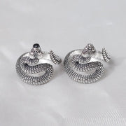 S925 silver vintage snake ring, view 6 - MRSLM