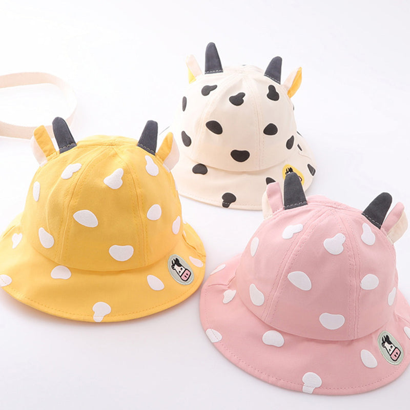 cow pattern kids bucket hat, view 7 - MRSLM