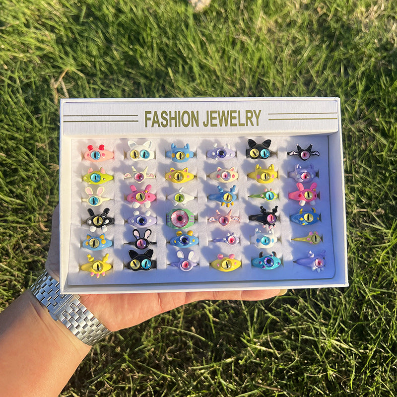 cute cartoon ring set - MRSLM