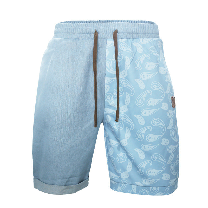 loose cotton sports shorts, view 4 - MRSLM