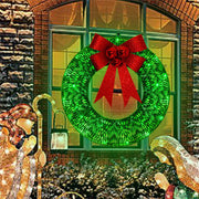christmas led garland with bowknot, view 6 - MRSLM
