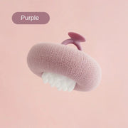flower pattern suction cup bath sponge, view 3 - MRSLM
