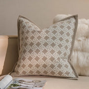 nordic geometric jacquard cushion cover, view 2 - MRSLM