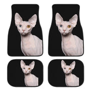 Sphynx cat print car floor mat set, view 6 - MRSLM