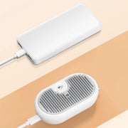 steamy grooming brush with electric sprayer, view 7 - MRSLM