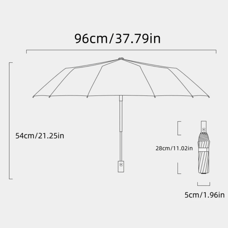 large automatic travel umbrella, view 10 - MRSLM