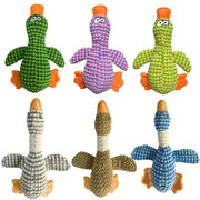 plush duck squeak toy for dogs, view 12 - MRSLM