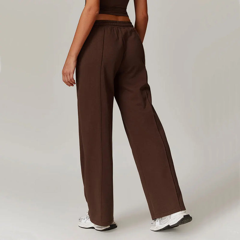 high-waisted loose sweatpants with pockets, view 6 - MRSLM